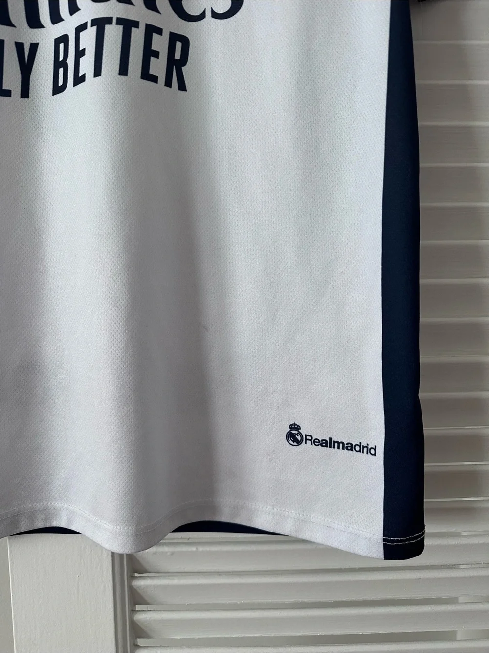 Real Madrid Vini Jr. #7 Home Jersey — Size M